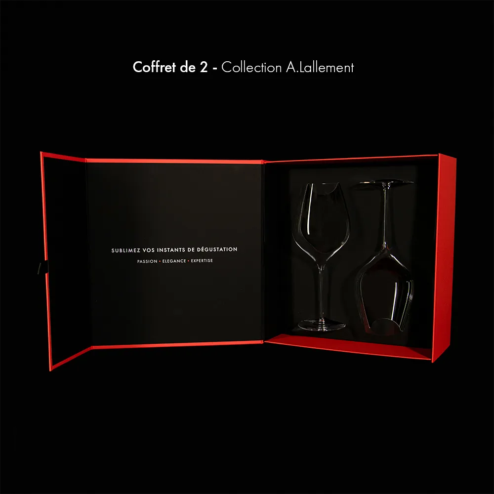 2 verres Lallement N°2 en coffret